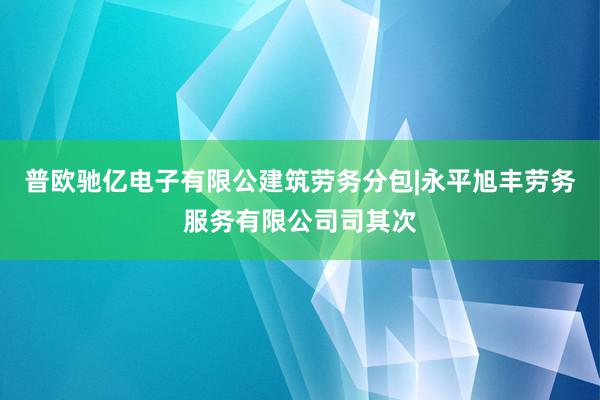 普欧驰亿电子有限公建筑劳务分包|永平旭丰劳务服务有限公司司其次